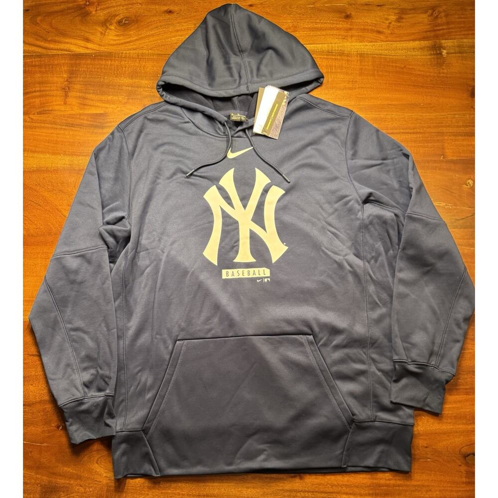 Nike Mens New York Yankees MLB Officially Licensed Baseball Hoodie Navy XL - NEW